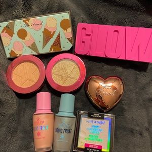 Highlighter bundle! Glam glow too faced Jeffree Star